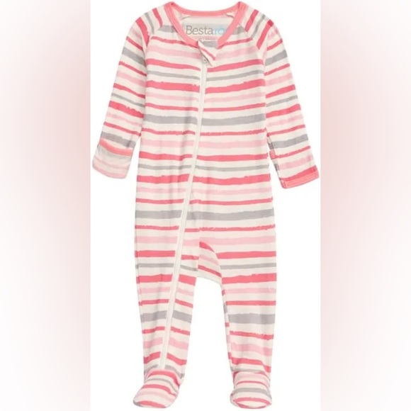 Bestaroo Stripes Footie w/Zipper size 3/6M - Picture 1 of 4